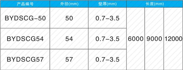 渭南钳压式声测管产品规格尺寸